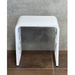 Galatea Design Taboret 40x27 biały mat GDSTOOLMMW