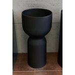  Galatea Design Tulips Umywalka wolnostojąca ∅42 z korkiem klik klak czarny mat GDLT054AMB+GDPLCEMB