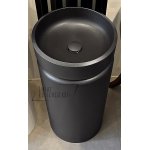     Galatea Design Two Umywalka wolnostojąca ∅40 z korkiem klik klak carbone GUTWO40.KMM.CA+GUPIL.CA W MAGAZYNIE!!