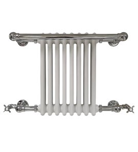   Galatea Design Vintage Grzejnik wodny ścienny 68x50,8 cm z zaworami chrom GDAHC103CHR+GDAHC75CHR W MAGAZYNIE!!