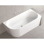 Galatea Design Wallup Wanna 160x75 z prawej biały połysk GWWAL/P160.GPB.WH