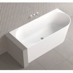 Galatea Design Wallup Wanna 160x75 z lewej biały połysk GWWAL/L160.GPB.WH