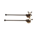   Galatea Design Zawory kątowe do armatury umywalkowej ciepła/zimna old brass  GDW28OLB W MAGAZYNIE!!