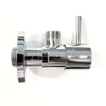 Galatea Zawór kątowy regulacyjny  okrągły chrom DO011 WYPRZEDAŻ MAGAZYNOWA!!