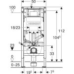 Geberit Duofix Stelaż podtynkowy do miski WC wiszącej 111.364.00.6