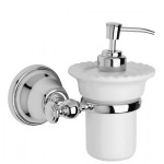 Gedy Allpe Harmony Dozownik do Mydła Ścienny biały/chrom HA108