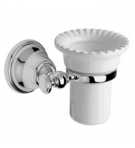 Gedy Allpe Harmony Kubek Ścienny biały/chrom HA109