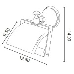 Gedy Allpe Harmony Papiernica Ścienna chrom HA219