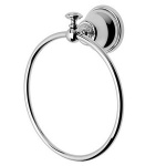 Gedy Allpe Harmony Reling Okrągły 33,5 cm Ścienny chrom HA015