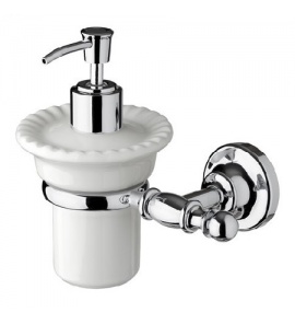 Gedy Allpe Perla Dozownik do Mydła Ścienna biały/chrom PE108