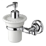 Gedy Allpe Perla Dozownik do Mydła Ścienna biały/chrom PE108