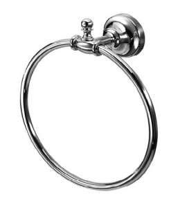 Gedy Allpe Perla Reling Okrągły 18 cm Ścienny chrom PE015