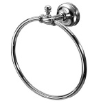 Gedy Allpe Perla Reling Okrągły 18 cm Ścienny chrom PE015