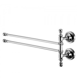 Gedy Allpe Perla Reling Podwójny 38 cm Ścienny chrom PE013