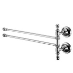 Gedy Allpe Perla Reling Podwójny 38 cm Ścienny chrom PE013