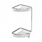 Gedy Koszyczek Narożny Podwójny chrom 5681