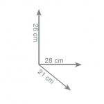 Gedy Laurent Lusterko Powiększające Ścienne chrom 2105