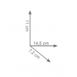 Gedy New Jersey Papiernica Ścienna chrom 2825