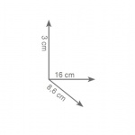 Gedy Outline Papiernica Ścienna chrom 3224