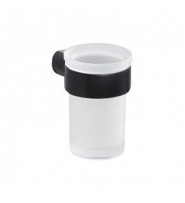 Gedy Pirenei Kubek ścienny biały/czarny mat PI10