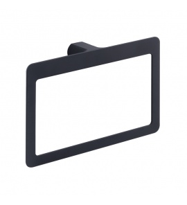 Gedy Pirenei Wieszak na ręcznik prostokątny 23 cm ścienny czarny mat PI70