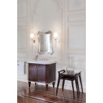 Gentry Home Aline lustro 90x70 cm wykończenie Tiffany Silver 10-032