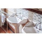 Gentry Home Antique bateria umywalkowa 3-otworowa chrom 8248