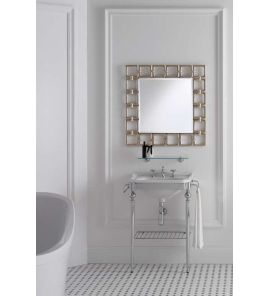 Gentry Home Balasani konsola pod umywalkę z półką chrom 4098