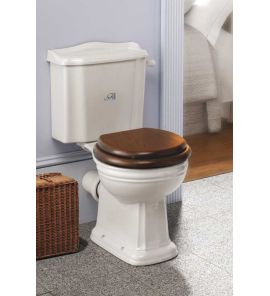 Gentry Home Balasani miska kompaktowa stojąca biała 4004