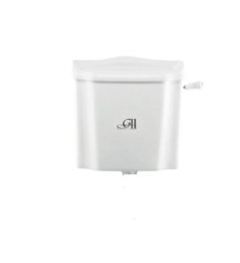 Gentry Home Balasani spłuczka niska do miski stojącej biała 4006