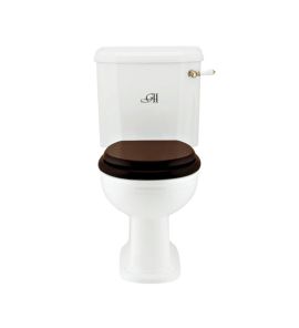 Gentry Home Belgravia miska kompaktowa stojąca biała 2504