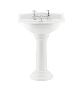 Gentry Home Belgravia umywalka 64x49 cm z otworem na baterię biała 2501