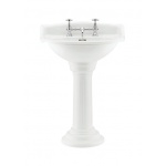 Gentry Home Belgravia umywalka 64x49 cm z otworem na baterię biała 2501