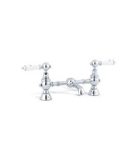 Gentry Home Berkeley bateria umywalkowa 2-otworowa rozstaw 15 cm chrom 8349