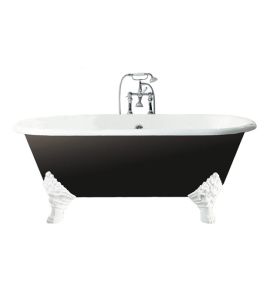 Gentry Home Carlton wanna 178x80 cm żeliwna biała 9135.103