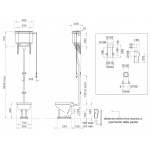 Gentry Home Claremont miska stojąca biała 2205