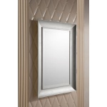 Gentry Home Liberty lustro 90x65 cm wykończenie Silver 3109