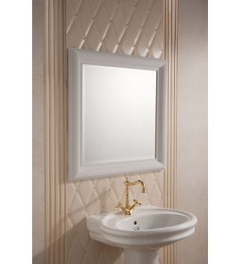 Gentry Home Ocean lustro 80x80 cm wykończenie White mat 3113