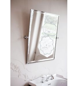 Gentry Home Portland lustro uchylne 76,2x71,2 cm rama chrom 10305