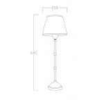 Gentry Home Starlight lampka blatowa chrom 9297