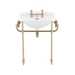 Gentry Home Victorian konsola pod umywalkę podgrzewana chrom 9098