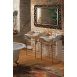 Gentry Home Victorian konsola pod umywalkę podgrzewana chrom 9098