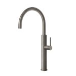 Gessi 316 Bateria kuchenna z obrotową wylewką Steel Brushed 60016.239