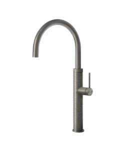 Gessi 316 Bateria kuchenna z obrotową wylewką Steel Brushed 60018.239