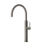 Gessi 316 Bateria kuchenna z obrotową wylewką Steel Brushed 60020.239