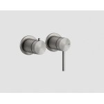 Gessi 316 Bateria prysznicowa ścienna z dwoma wyjściami element zewnętrzny steel brushed 54077.239