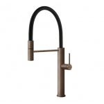  Gessi 316 Bateria kuchenna jednouchwytowa 1-otworowa Copper Brushed 60010.708