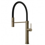  Gessi 316 Bateria kuchenna jednouchwytowa 1-otworowa Warm Steel Brushed 60012.726