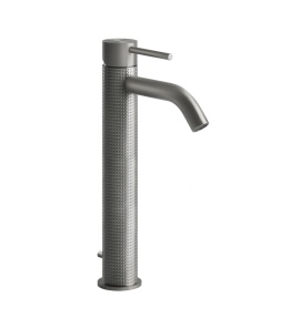 Gessi 316 Cesello Bateria umywalkowa jednouchwytowa z korkiem Steel Brushed 54404.239 / 54404239