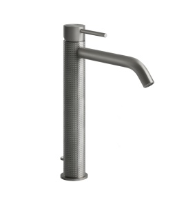 Gessi 316 Cesello Bateria umywalkowa jednouchwytowa z korkiem Steel Brushed 54403.239 / 54403239